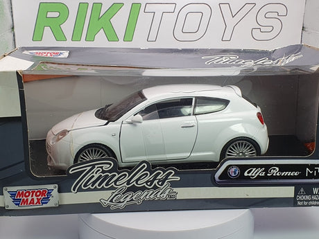 Alfa Romeo Mito Motor Max 1/24 Bianco - RikiToys - Motor Max#