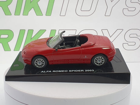 Alfa Romeo Spider 916 Edicola 1/43 Rosso 2003 - RikiToys - Edicola