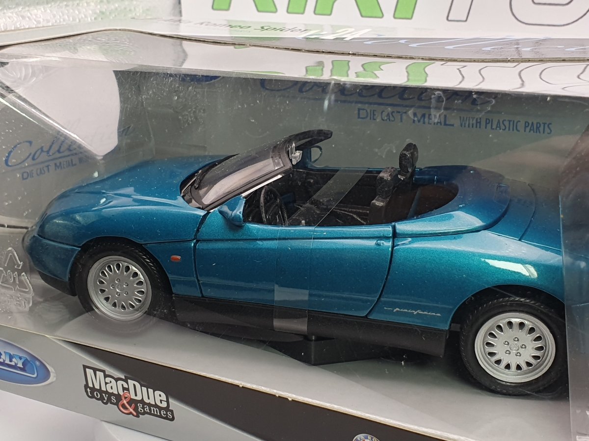 Alfa Romeo Spider 916 Welly 1/24 Verde - RikiToys - Welly#