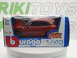 Alfa Romeo Stelvio Quadrifoglio Burago 1/43 Rosso 2017 - RikiToys - Burago#