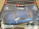 Alpine A 110 Burago 1/18 Blu met. 1973 - RikiToys - Burago