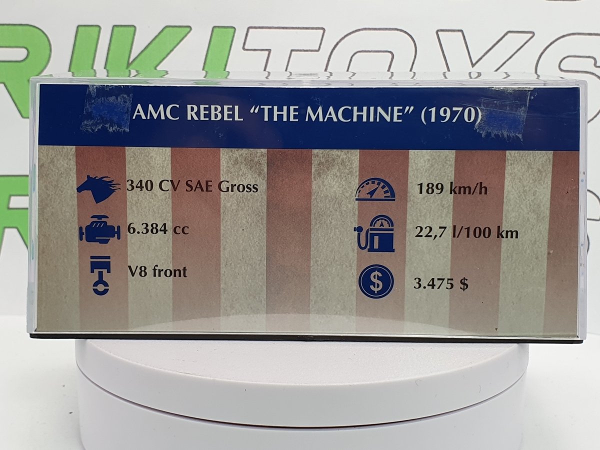 AMC Rebel "The Machine" 1970 Edicola 1/43 - RikiToys - Edicola#