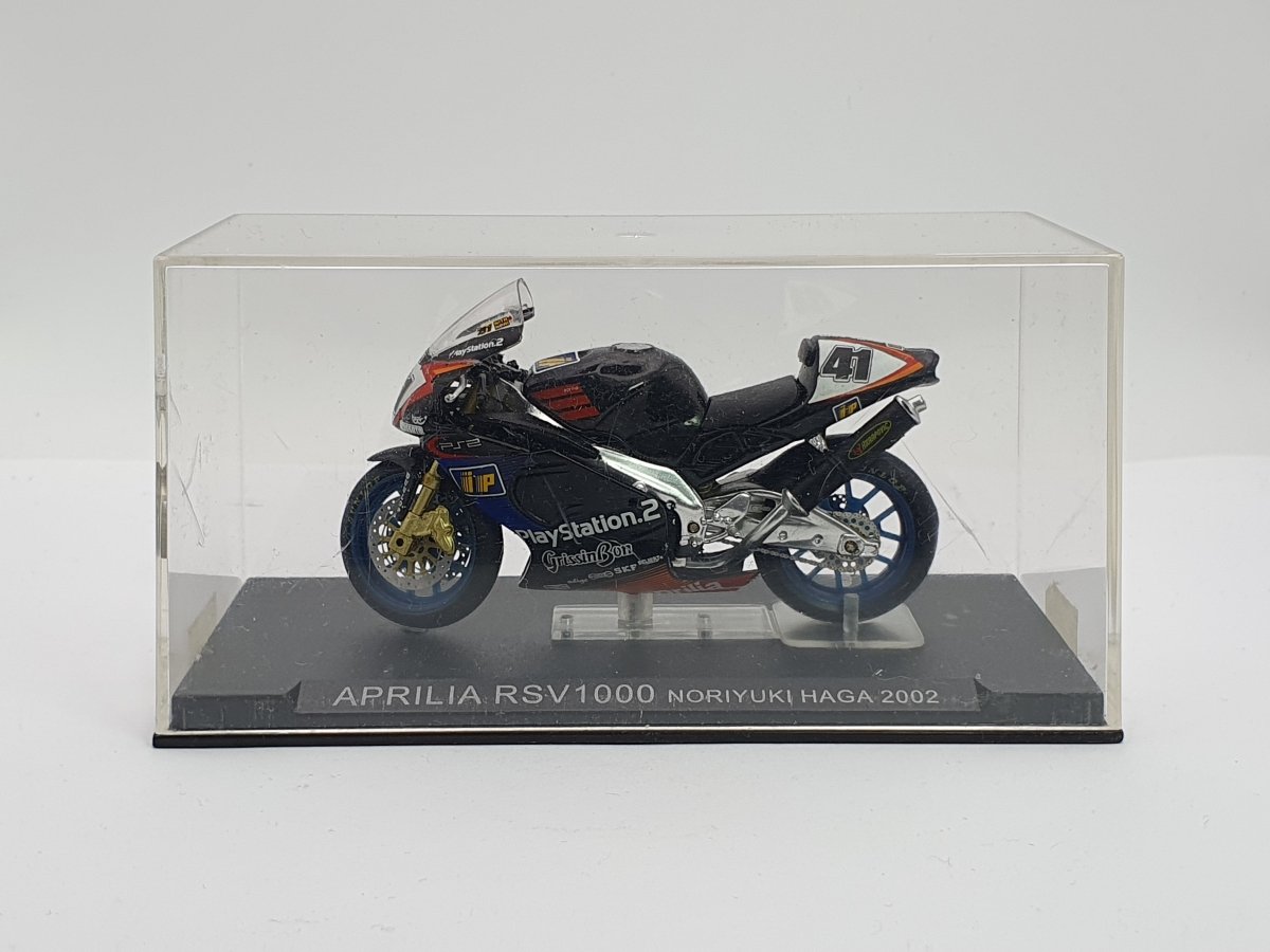 Aprilia RSV 1000 Edicola 1/24 Nero - RikiToys - Edicola#