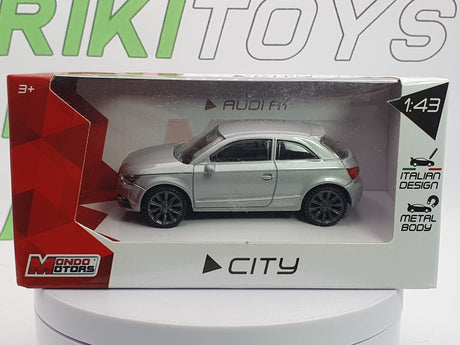 Audi A1 MondoMotors 1/43 Argento - RikiToys - MondoMotors