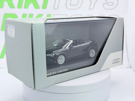 Audi A3 Cabriolet Audi Official 1/43 Nero - RikiToys - Audi Official