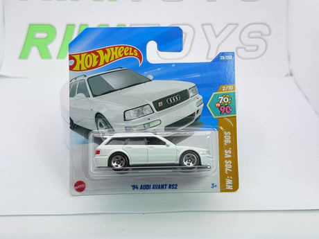 Audi Avant RS2 Hot Wheels 1/60 Bianco 1994 - RikiToys - Hot Wheels#