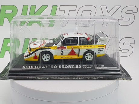 Audi Quattro Sport Edicola 1/43 Bianco 1985 - RikiToys - Edicola
