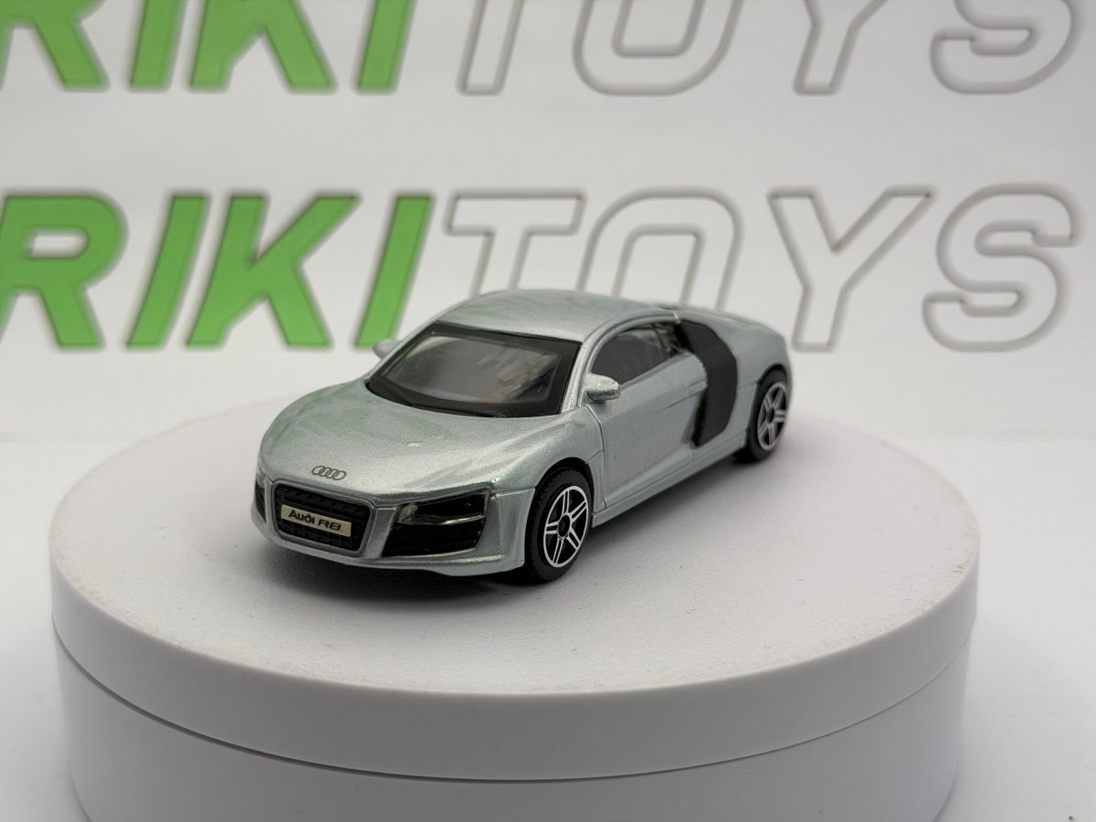 Audi R8 Coupé Burago 1/43 Argento 2007 - RikiToys - Burago