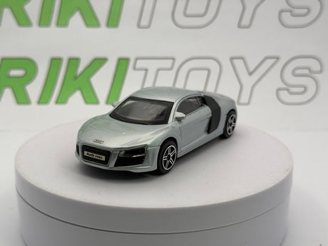 Audi R8 Coupé Burago 1/43 Argento 2007 - RikiToys - Burago