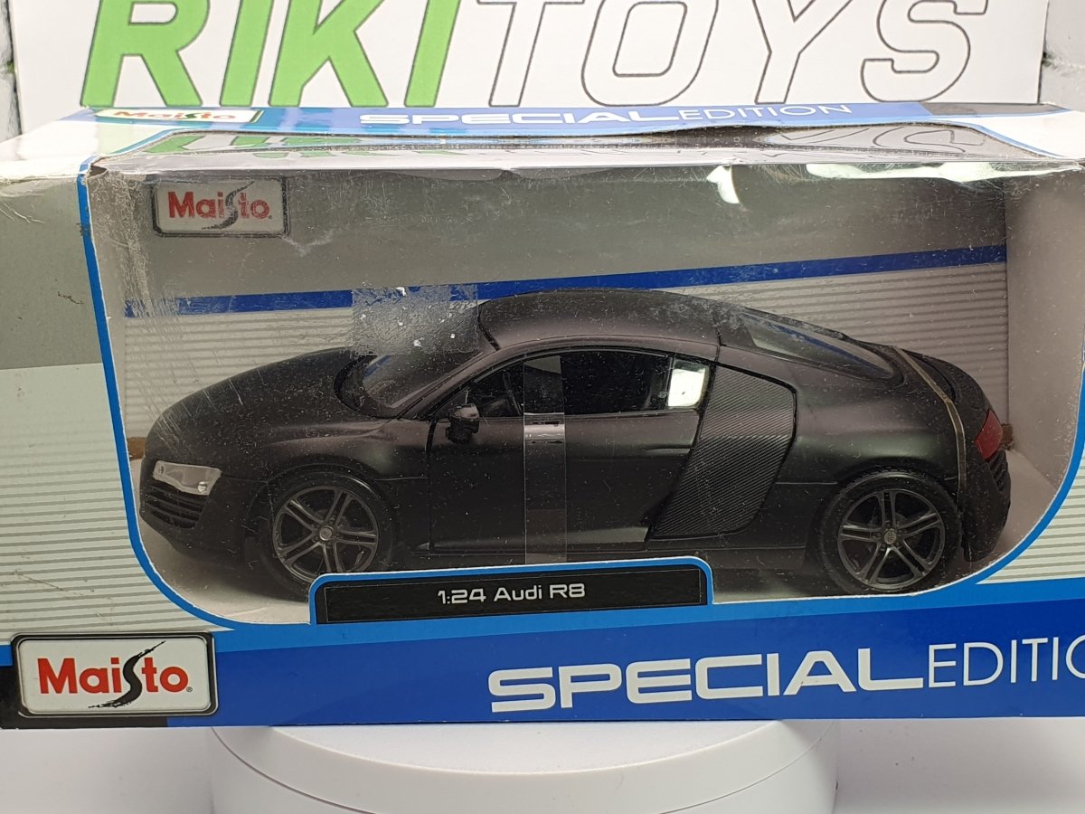 Audi R8 Coupé Maisto 1/24 Nero - RikiToys - Maisto#