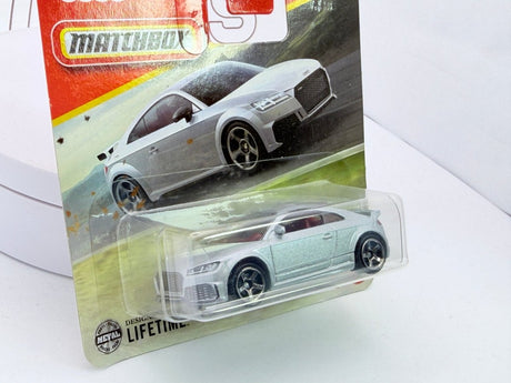 Audi TT Coupé RS Matchbox 1/60 Argento 2019 - RikiToys - Matchbox#