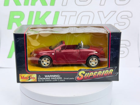 Audi TT Spider Maisto 1/40 Rosso scuro - RikiToys - Maisto#