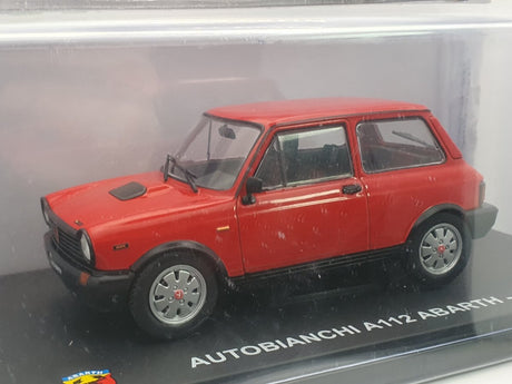 Autobianchi A 112 Abarth Edicola 1/24 Rosso 1982 - RikiToys - Edicola