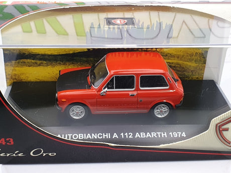 Autobianchi A112 Abarth Edison 1/43 Rosso 1974 - RikiToys - Edison
