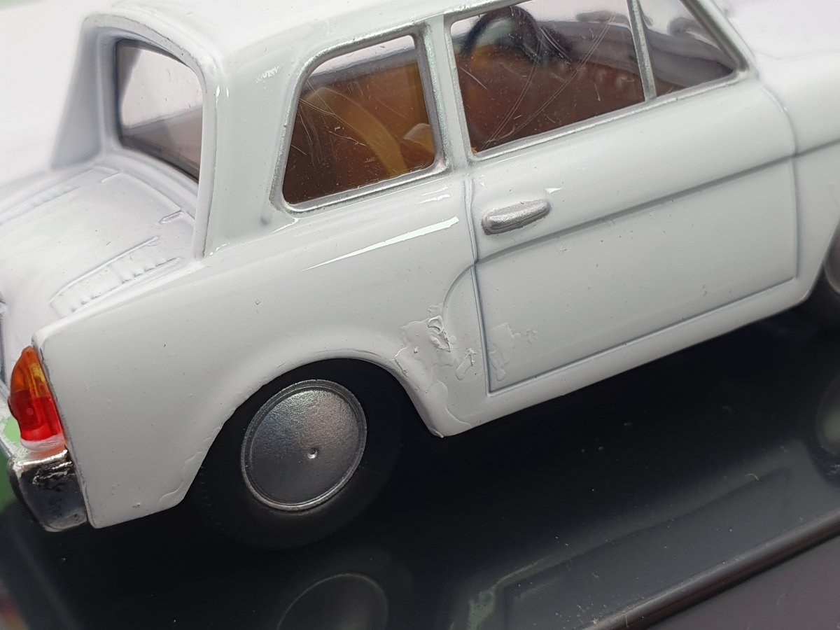 Autobianchi Bianchina 4 posti Edicola 1/43 Bianco 1962 - RikiToys - Edicola