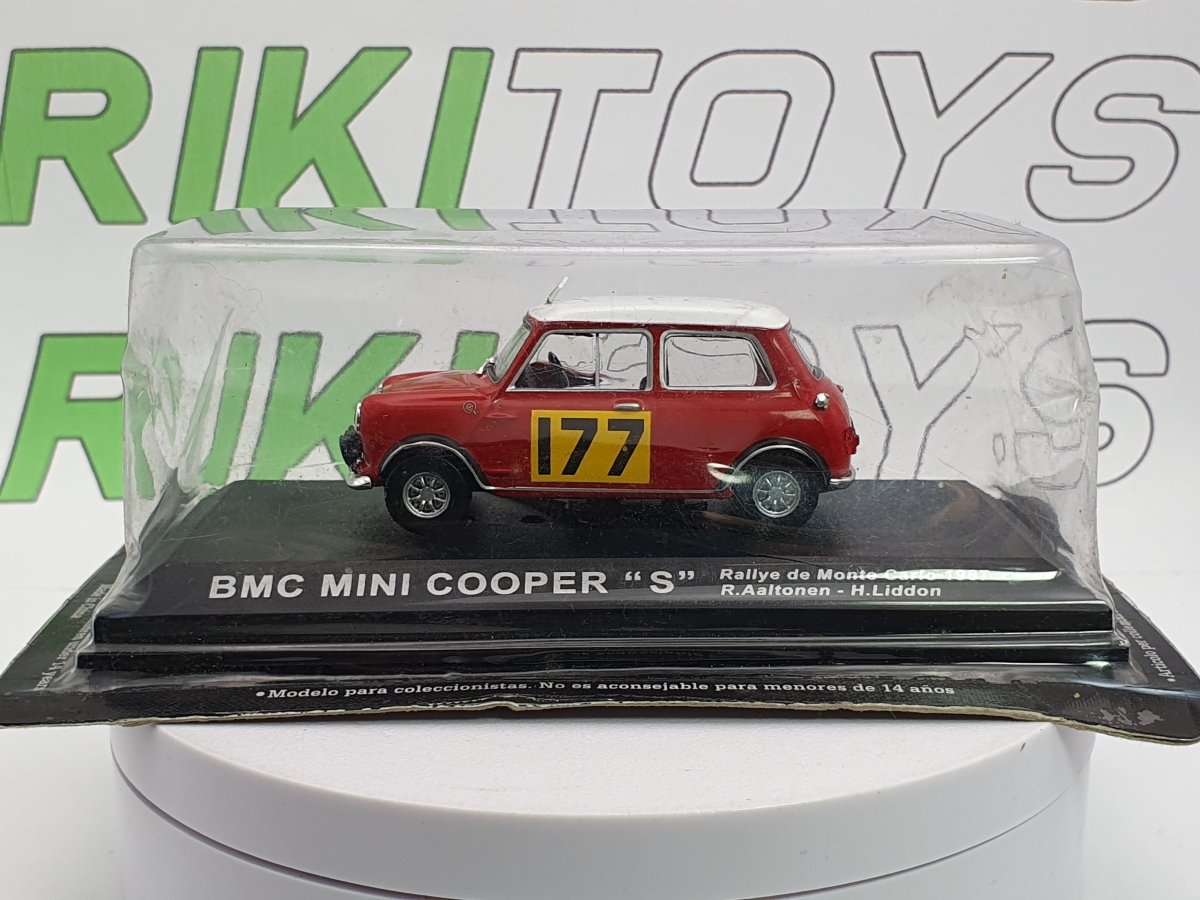 BMC Mini Cooper S Edicola 1/43 Rosso 1967 - RikiToys - Edicola
