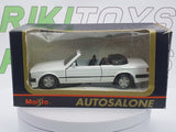BMW 320 Cabrio Maisto 1/35 Bianco 1990 - RikiToys - Maisto