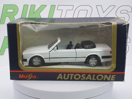 BMW 320 Cabrio Maisto 1/35 Bianco 1990 - RikiToys - Maisto