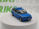 BMW 320d Touring Polizia Stradale Edicola 1/43 Azzurro 2002 - RikiToys - Edicola