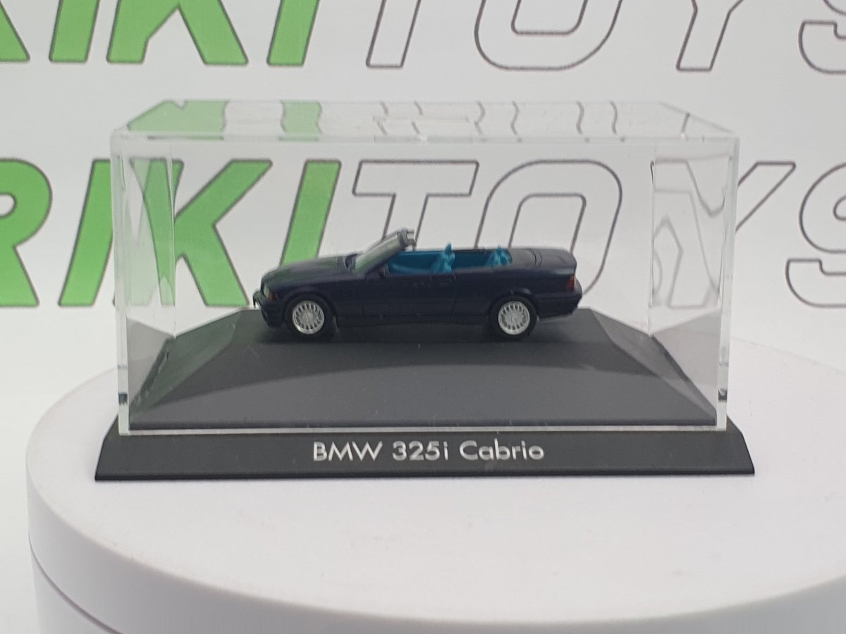 BMW 325i Cabrio E36 Herpa 1/87 Blu 1992 - RikiToys - Herpa
