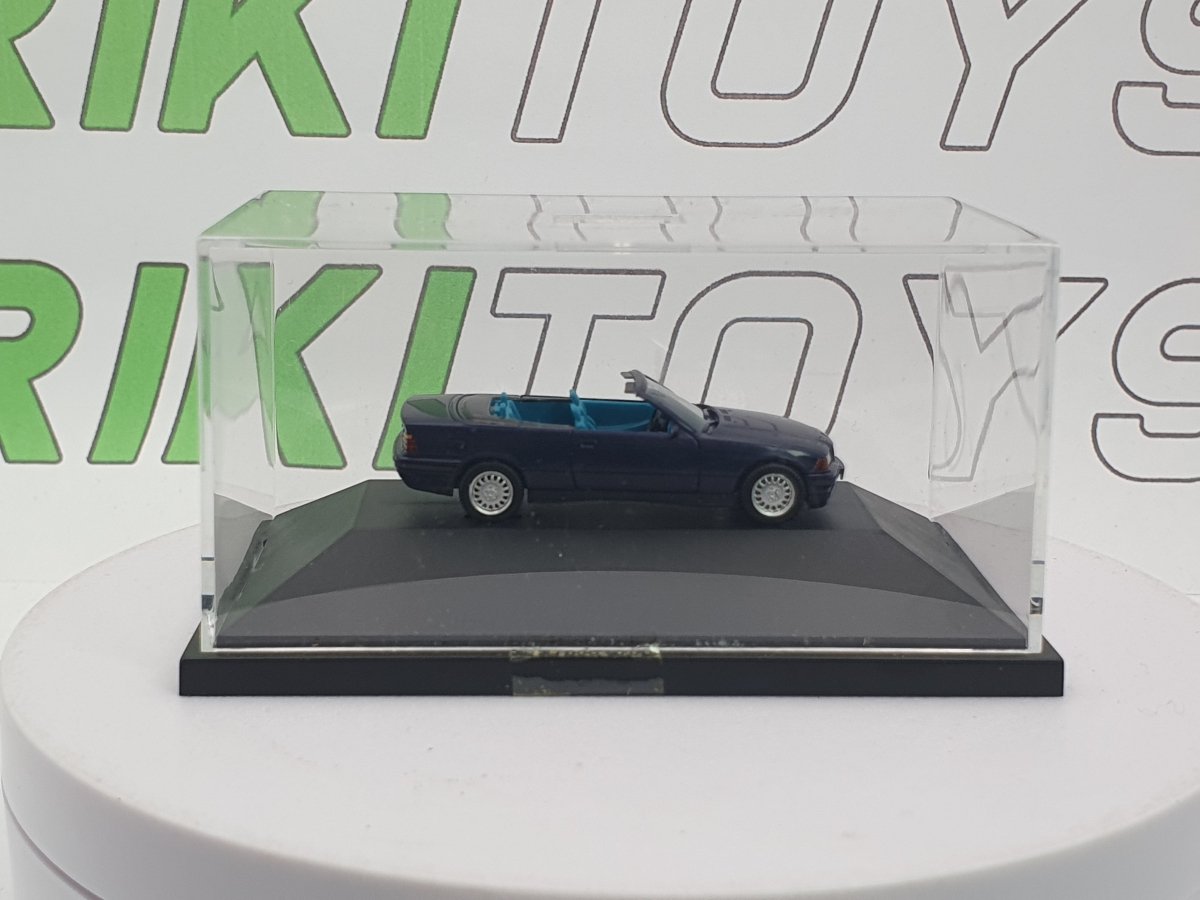 BMW 325i Cabrio E36 Herpa 1/87 Blu 1992 - RikiToys - Herpa