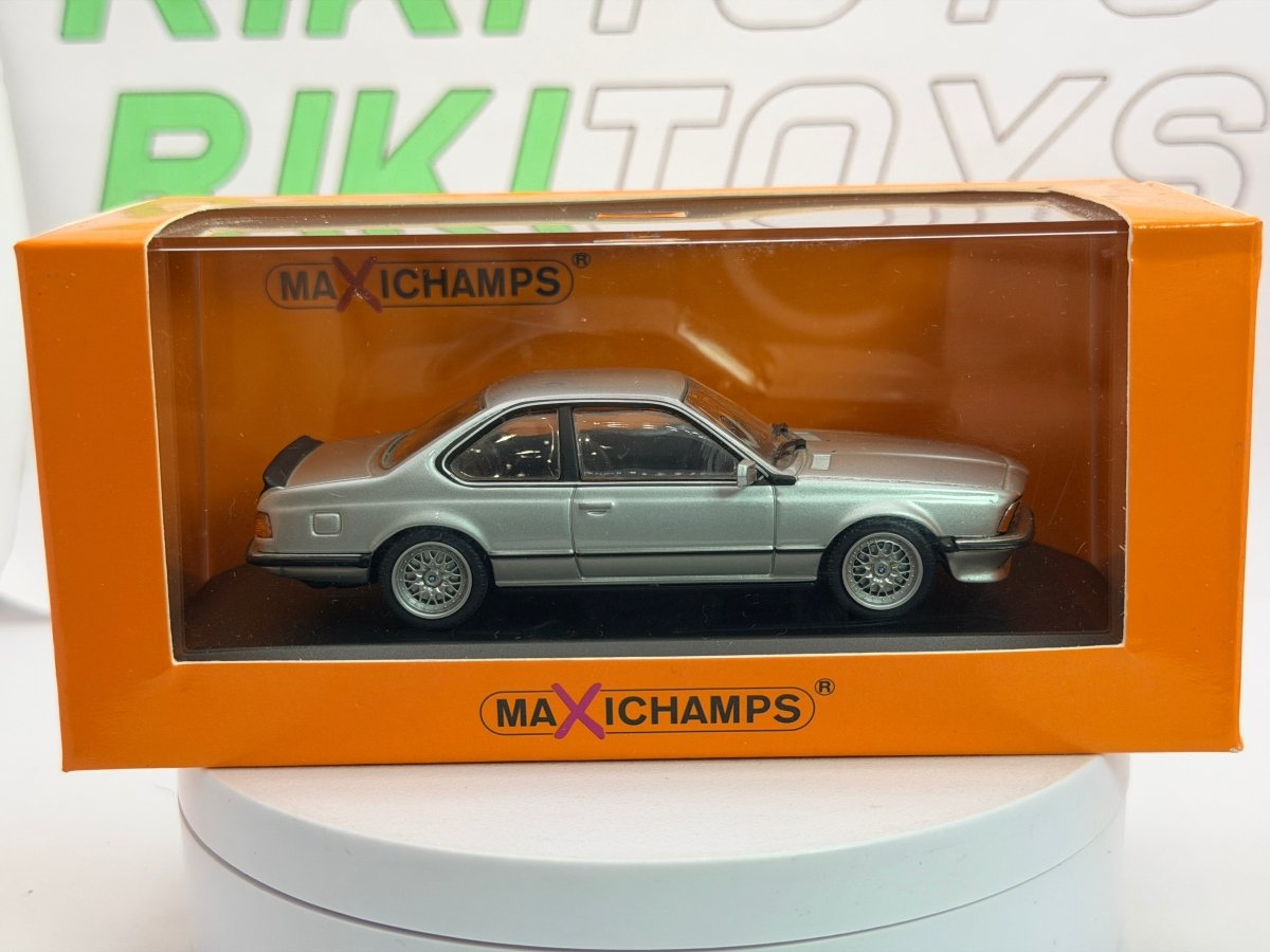 BMW 635 CSI E 24 Maxichamps 1/43 Argento 1982 - RikiToys - Maxichamps
