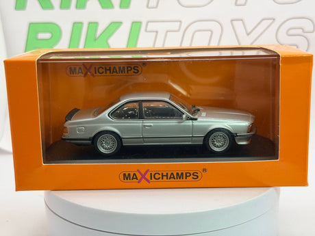 BMW 635 CSI E 24 Maxichamps 1/43 Argento 1982 - RikiToys - Maxichamps