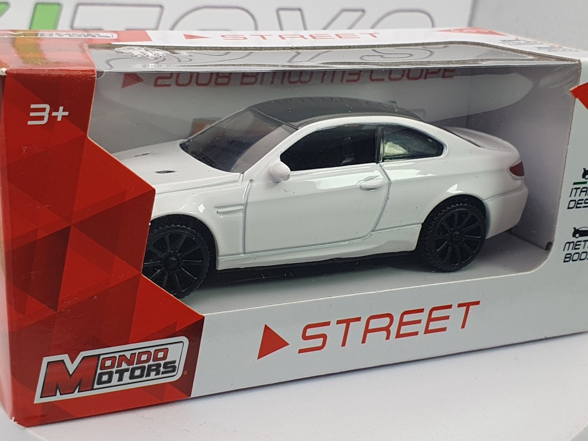 BMW M3 Coupé Mondo Motors 1/43 Bianco 2008 - RikiToys - Mondo Motors