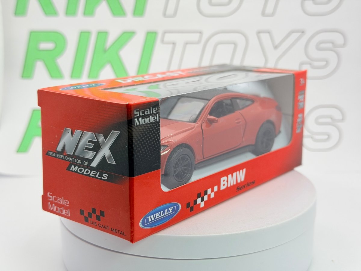 BMW M4 Welly 1/38 Rosso - RikiToys - Welly