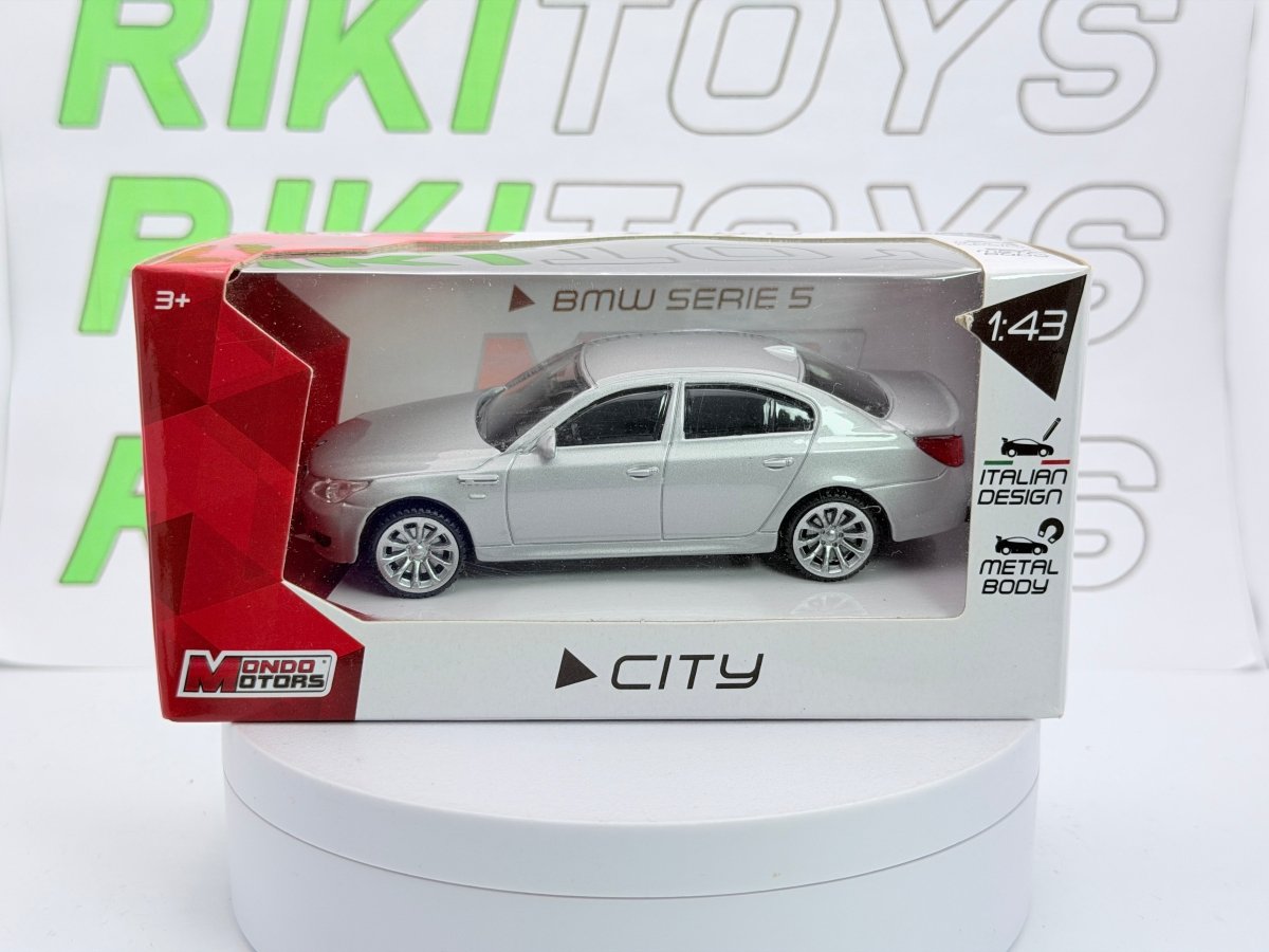 BMW M5 E60 Mondo Motors 1/43 Argento 2004 - RikiToys - Mondo Motors