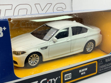 BMW M5 E60 RMZ City 1/43 Bianco 2004 - RikiToys - RMZ City