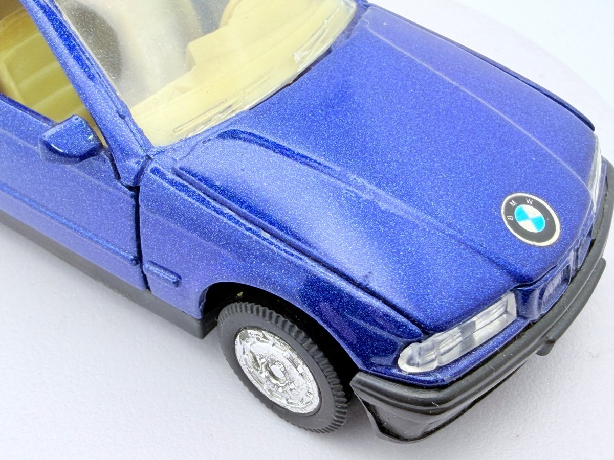 BMW Serie 3 E36 Welly 1/38 Blu Metalizzato 1991 - RikiToys - Welly