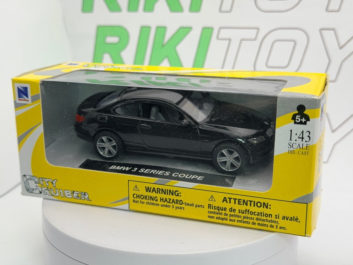 BMW Serie 3 E46 Coupé New Ray 1/43 Nero - RikiToys - New Ray
