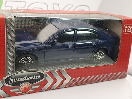 BMW Serie 7 E 65 Scuderia Joy City 1/43 Blu met. - RikiToys - Scuderia Joy City