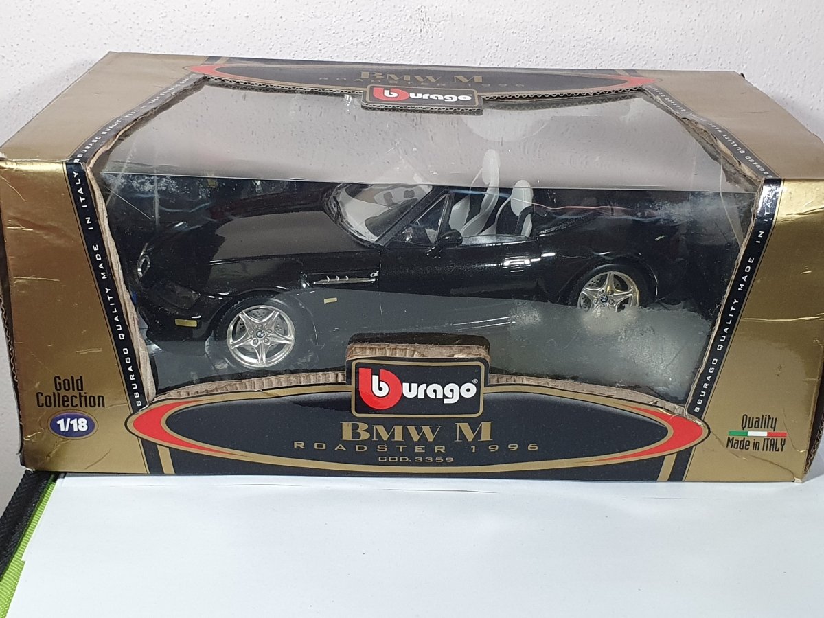 BMW Z3 M Burago 1/18 Nero 1996 - RikiToys - Burago