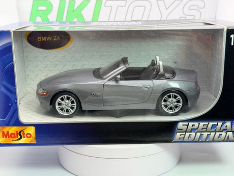 BMW Z4 Maisto 1/24 Grigio metallizzato 2002 - RikiToys - Maisto