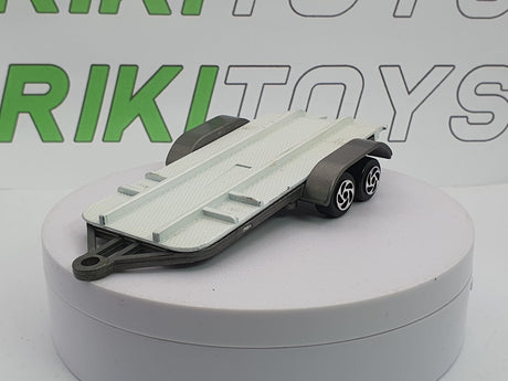 Carrello 2 assi Porta Auto 1/43 Argento - RikiToys - RikiToys#