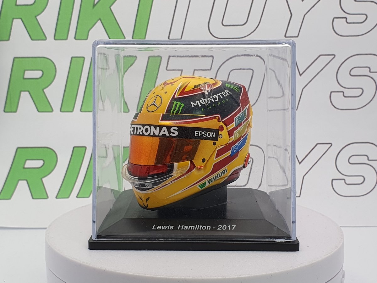 Casco Lewis Hamilton Edicola Giallo - RikiToys - Edicola