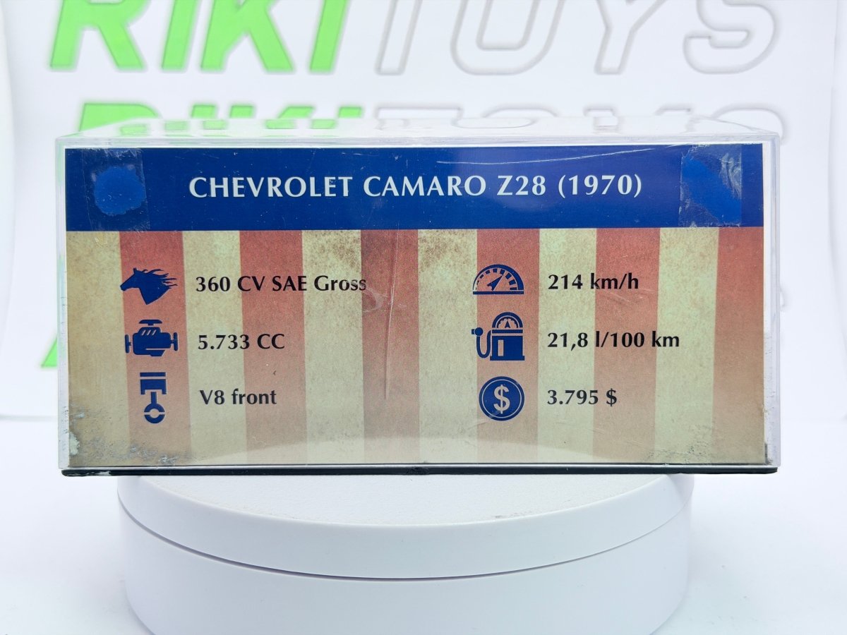 Chevrolet Camaro Z 28 Edicola 1/43 Giallo 1970 - RikiToys - Edicola