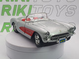 Chevrolet Corvette Burago 1/24 Argento 1957 - RikiToys - Burago