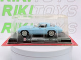 Chevrolet Corvette StingRay Atlas 1/43 Azzurro 1963 - RikiToys - Atlas