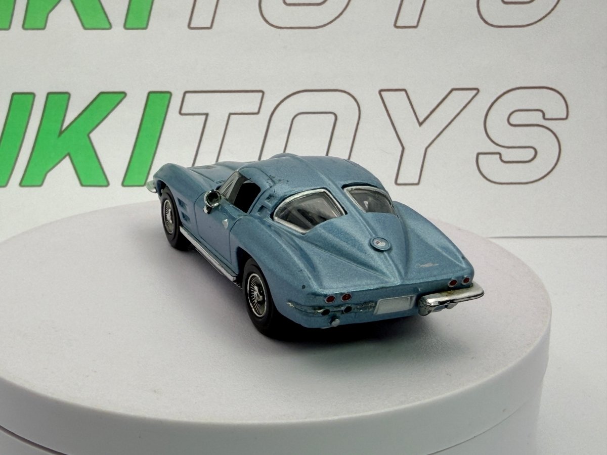 Chevrolet Corvette Stingray Del Prado 1/43 Azzurro metallizzato 1963 - RikiToys - Del Prado