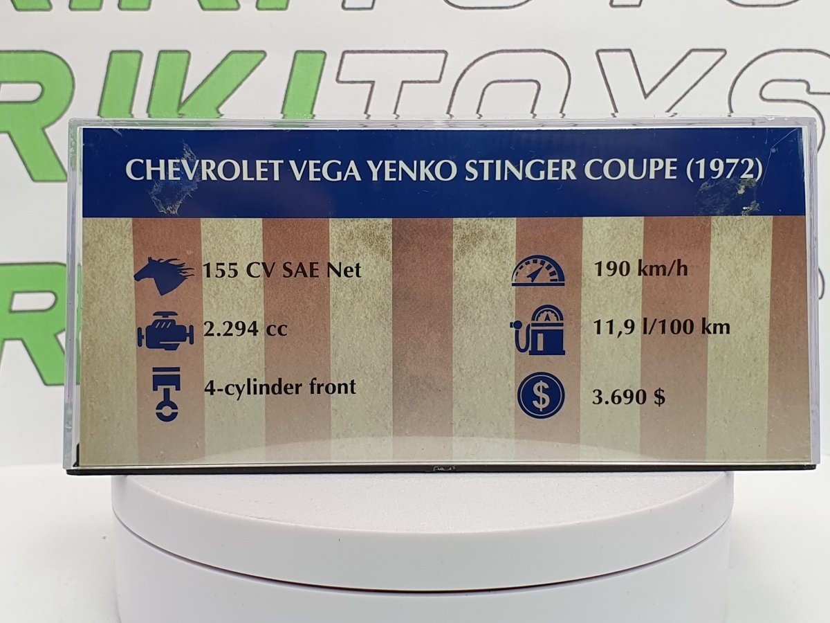Chevy Vega Yenko Stinger 1972 Edicola 1/43 - RikiToys - Edicola#