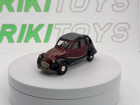 Citroen 2 Cv Charleston Norev 1/43 Rosso scuro - RikiToys - Norev