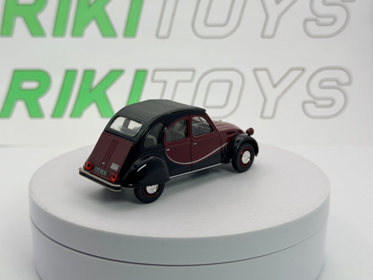 Citroen 2 Cv Charleston Norev 1/43 Rosso scuro - RikiToys - Norev