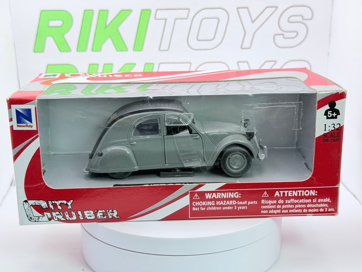 Citroen 2 CV New Ray 1/32 Grigio - RikiToys - New Ray
