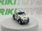 Citroen 2 Cv Raid Eligor 1/43 Bianco - RikiToys - Eligor