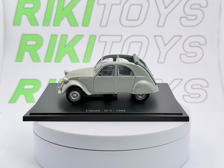 Citroen 2CV Edicola 1/43 Argento - RikiToys - Edicola