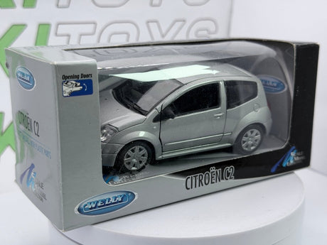 Citroen C2 Welly 1/35 Argento - RikiToys - Welly