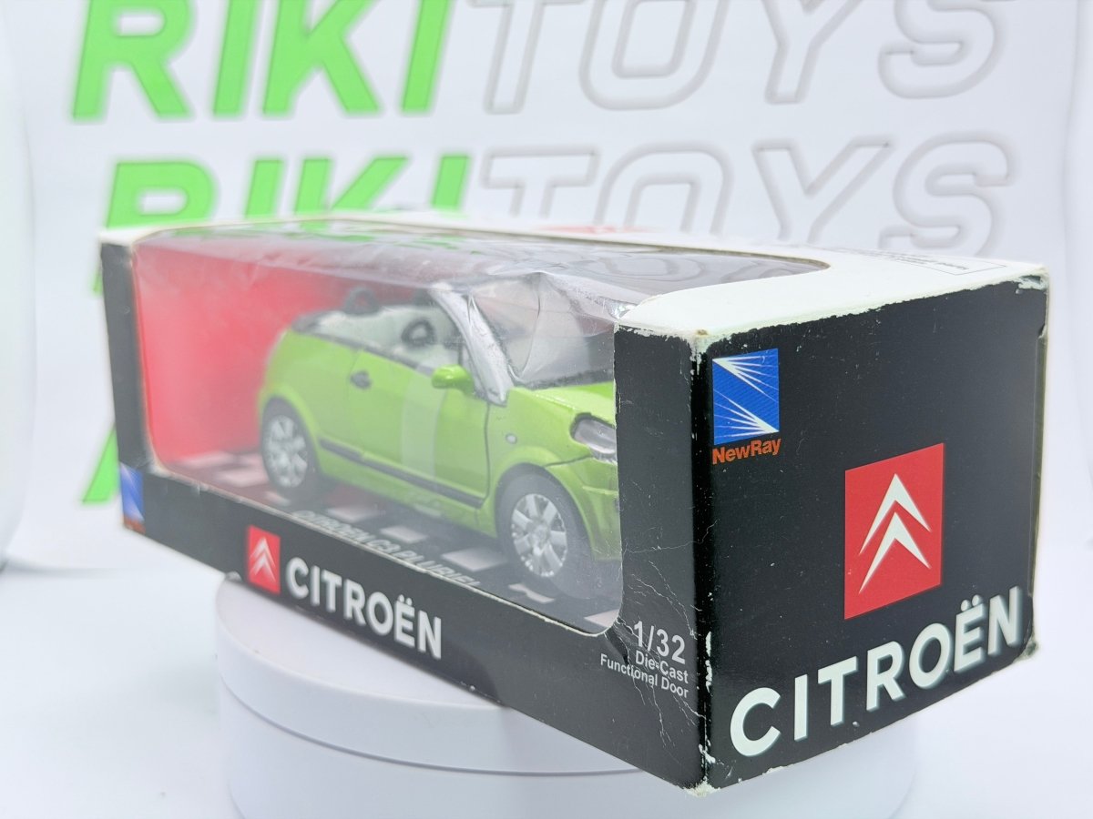 Citroen C3 Pluriel New Ray 1/32 Verde Metalizzato - RikiToys - New Ray